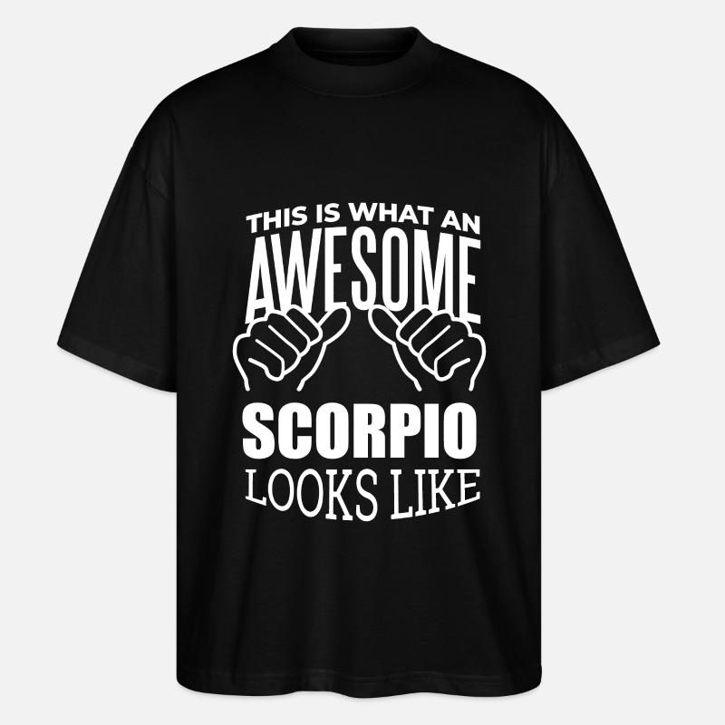 Skorpion - Stanley/Stella Oversized Unisex Bio T-Shirt Blaster 2.0 - Schwarz