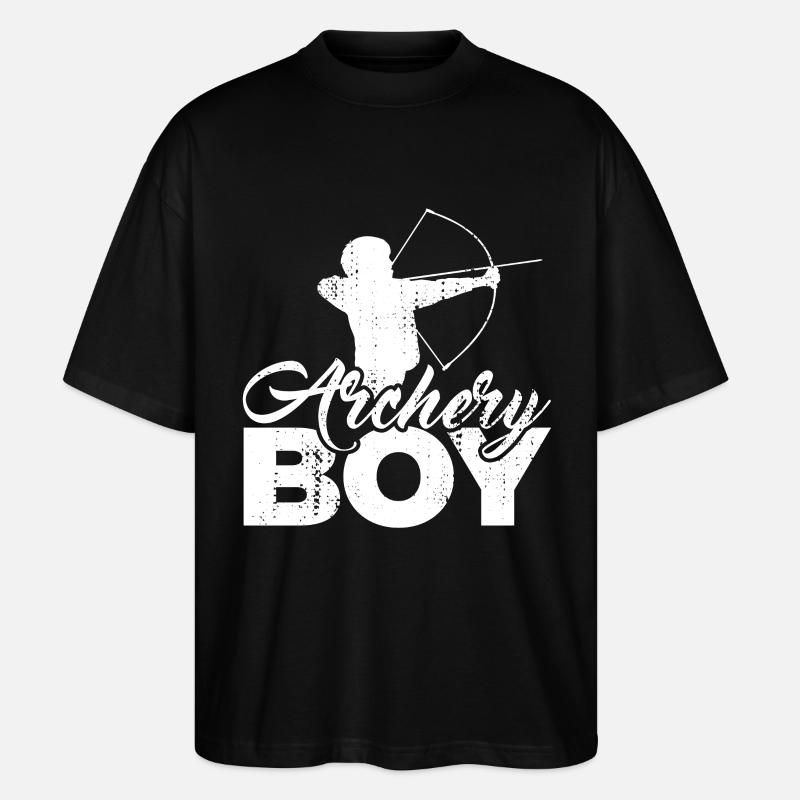 Kleiner Bogensportler - Stanley/Stella Oversized Unisex Bio T-Shirt Blaster 2.0 - Schwarz