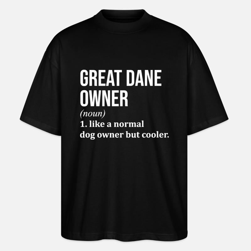 Deutsche Dogge - Stanley/Stella Oversized Unisex Bio T-Shirt Blaster 2.0 - Schwarz