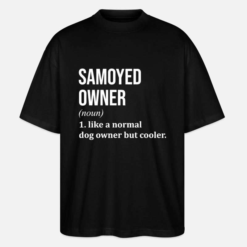 Samoyed - T-shirt bio Blaster 2.0 coupe oversize Stanley/Stella Unisexe - noir