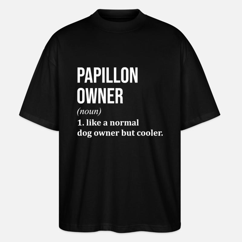 Papillon - Stanley/Stella Oversized Unisex Organic T-shirt Blaster 2.0 - black