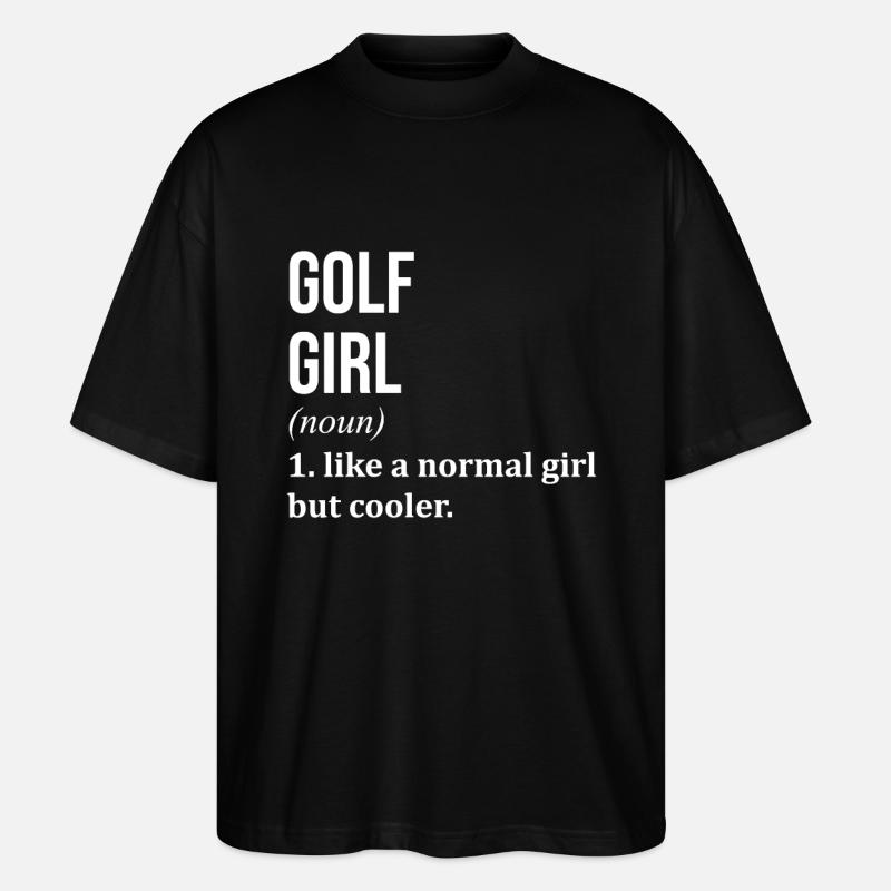 Golf - Stanley/Stella Oversized Unisex Bio T-Shirt Blaster 2.0 - Schwarz