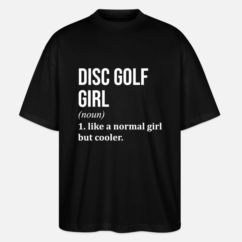 Discgolf - Stanley/Stella Oversized Unisex Bio T-Shirt Blaster 2.0 - Schwarz