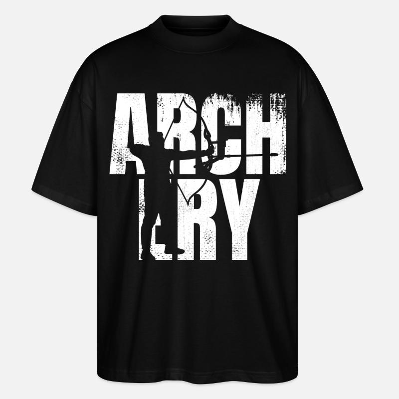Archery - Stanley/Stella Oversized Unisex Bio T-Shirt Blaster 2.0 - Schwarz