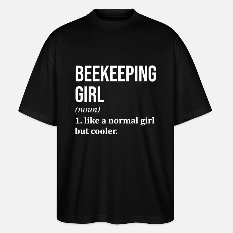 Imker - Stanley/Stella Oversized Unisex Bio T-Shirt Blaster 2.0 - Schwarz