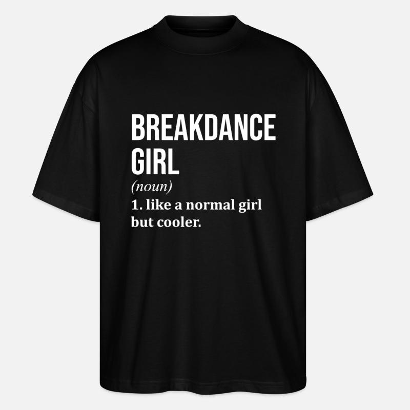 Breakdance - Stanley/Stella Oversized Unisex Bio T-Shirt Blaster 2.0 - Schwarz