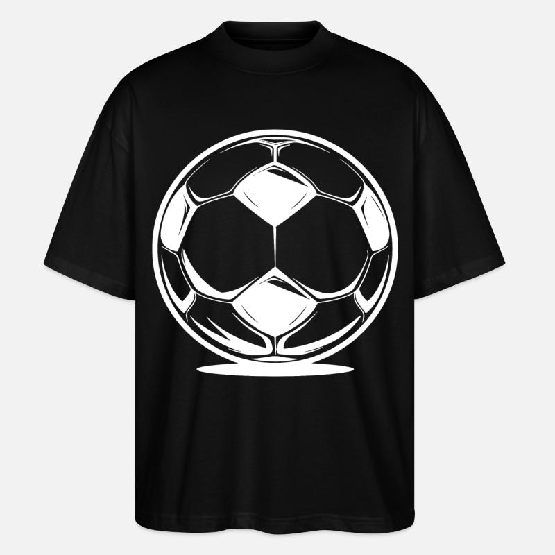 Fußball - Stanley/Stella Oversized Unisex Bio T-Shirt Blaster 2.0 - Schwarz