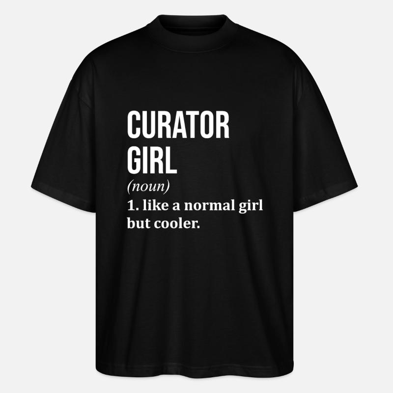 Kurator - Stanley/Stella Oversized Unisex Bio T-Shirt Blaster 2.0 - Schwarz