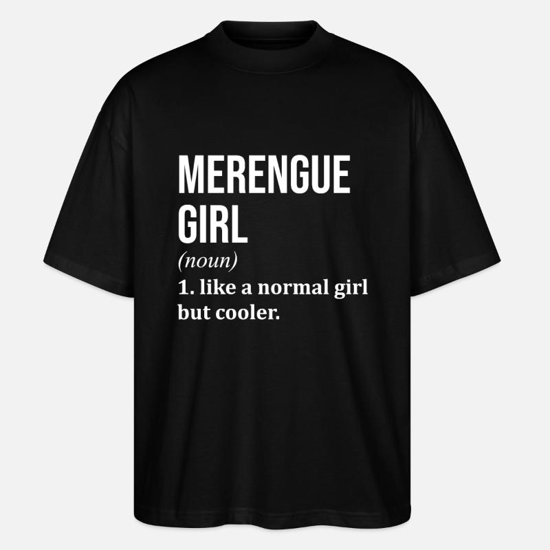 Merengue - Stanley/Stella Oversized Unisex Bio T-Shirt Blaster 2.0 - Schwarz