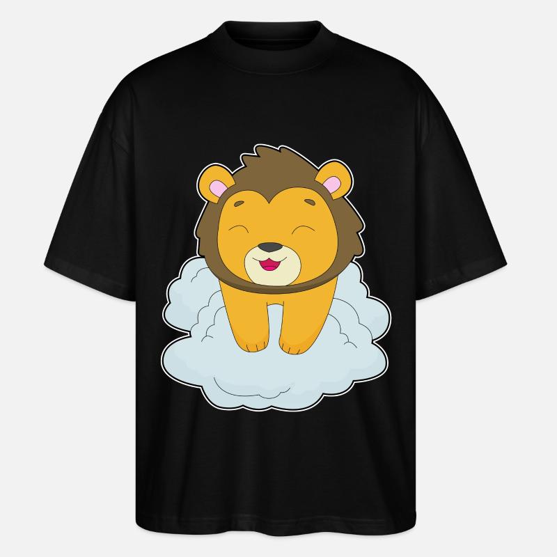 Nuages de lions - T-shirt bio Blaster 2.0 coupe oversize Stanley/Stella Unisexe - noir