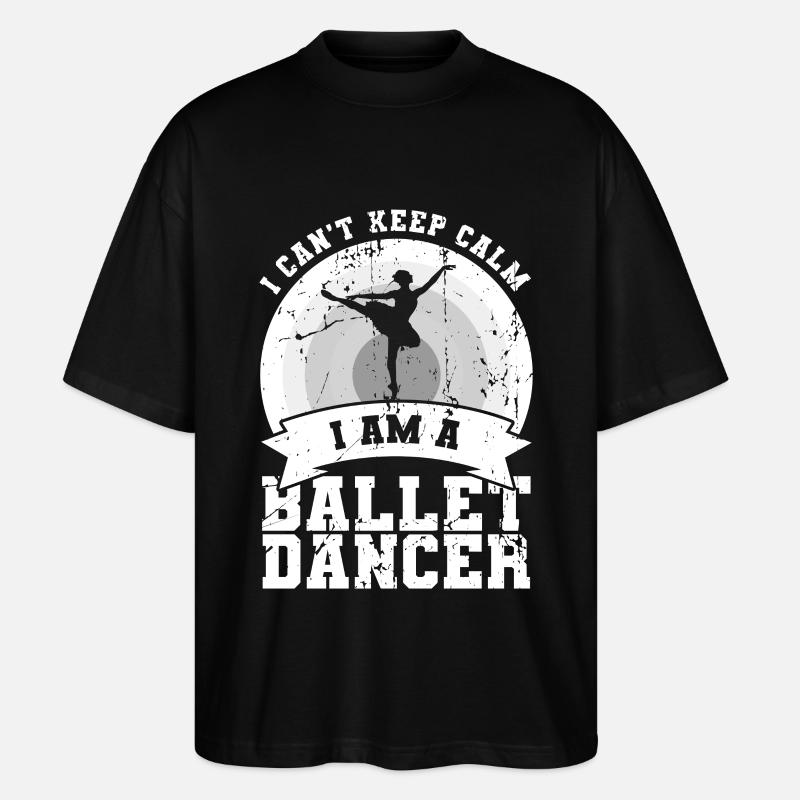 Je suis danseuse de ballet - T-shirt bio Blaster 2.0 coupe oversize Stanley/Stella Unisexe - noir