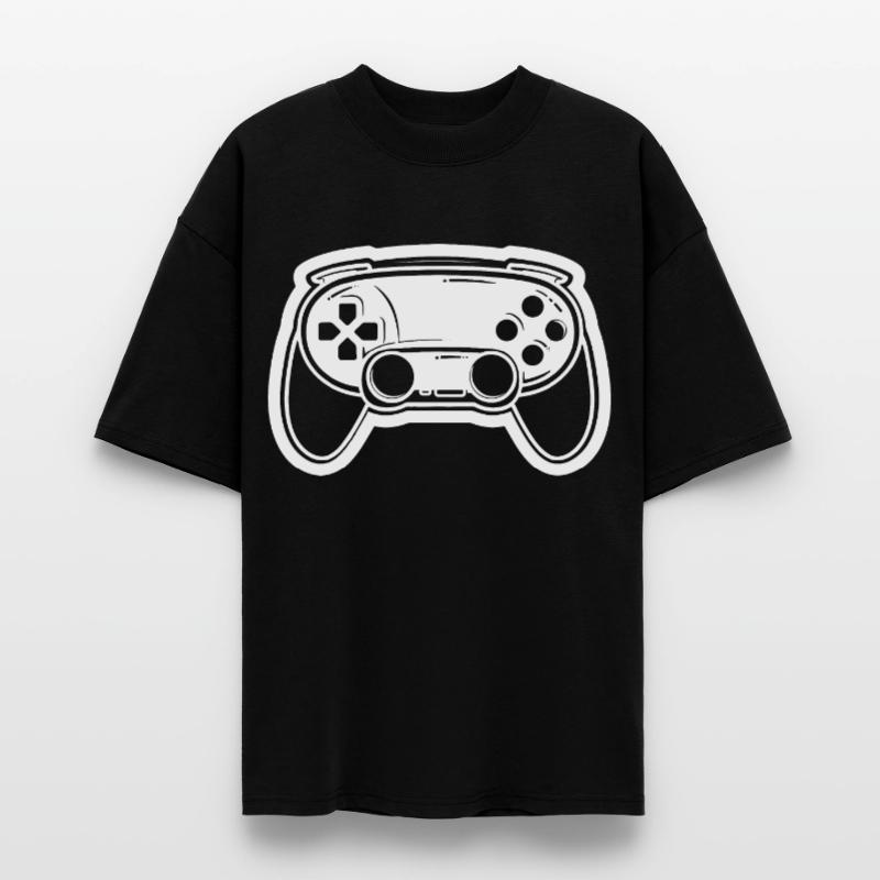 Dessin de manette de jeu vidéo T-shirt bio Blaster 2.0 coupe oversize Stanley/Stella Unisexe