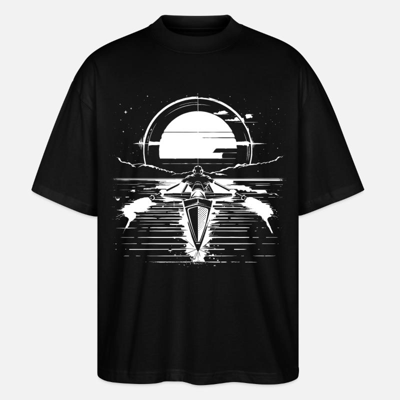 Rudern - Stanley/Stella Oversized Unisex Bio T-Shirt Blaster 2.0 - Schwarz