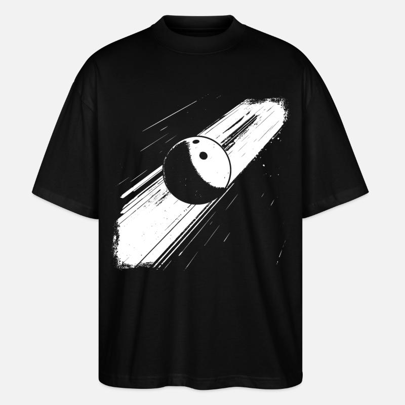 Boule de bowling - T-shirt bio Blaster 2.0 coupe oversize Stanley/Stella Unisexe - noir