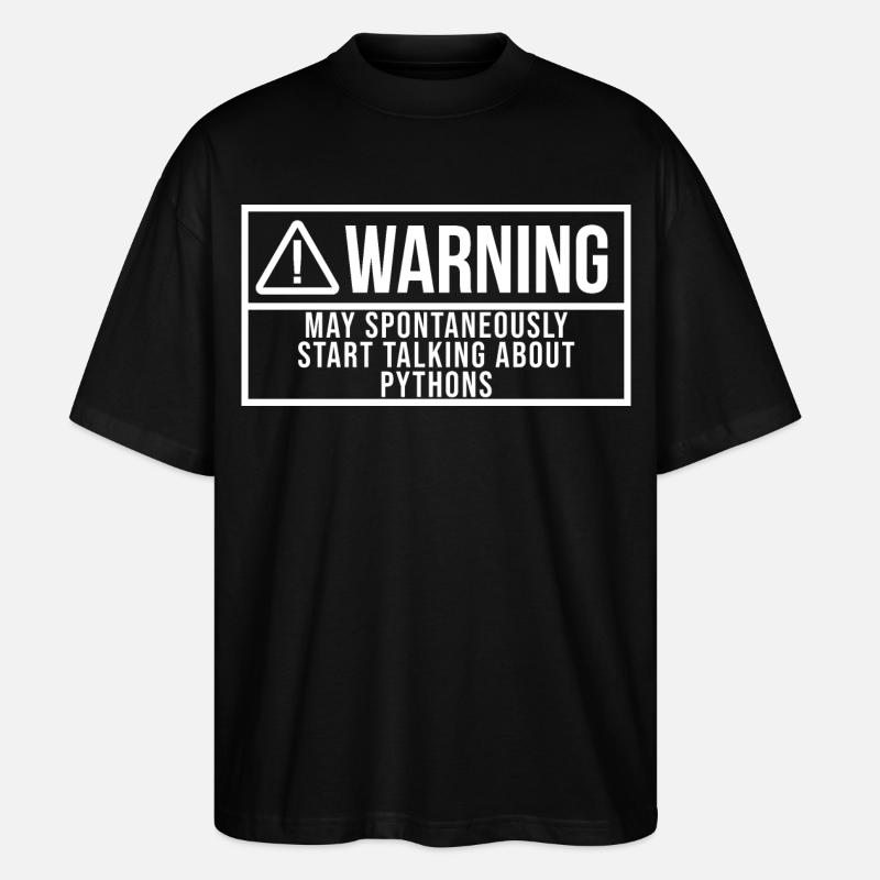 python - T-shirt bio Blaster 2.0 coupe oversize Stanley/Stella Unisexe - noir