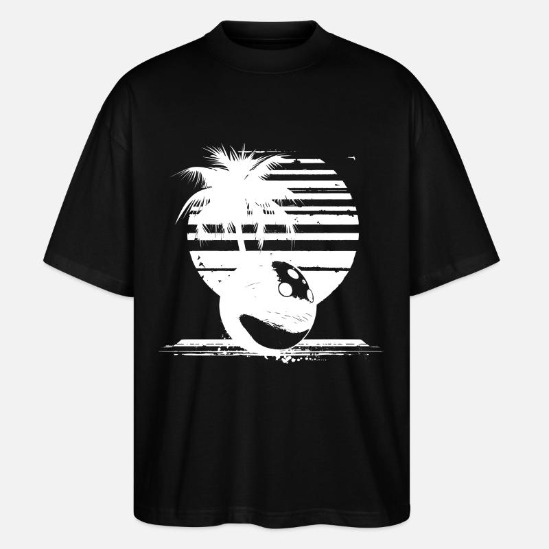 Bowlingkugel - Stanley/Stella Oversized Unisex Bio T-Shirt Blaster 2.0 - Schwarz