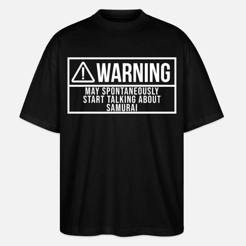 Samurai - Stanley/Stella Oversized Unisex Bio T-Shirt Blaster 2.0 - Schwarz