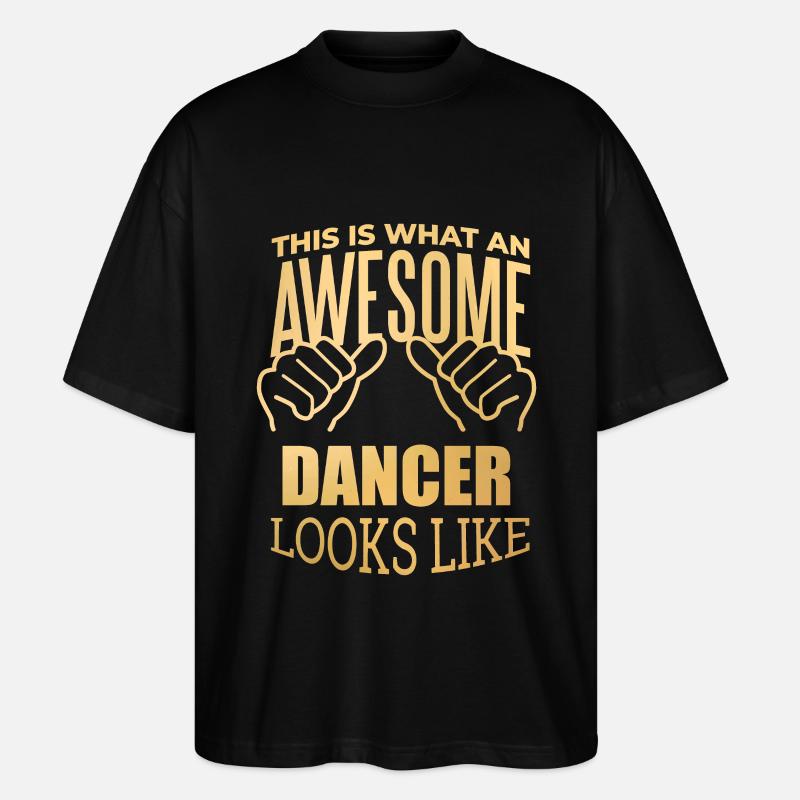 Tänzer - Stanley/Stella Oversized Unisex Bio T-Shirt Blaster 2.0 - Schwarz