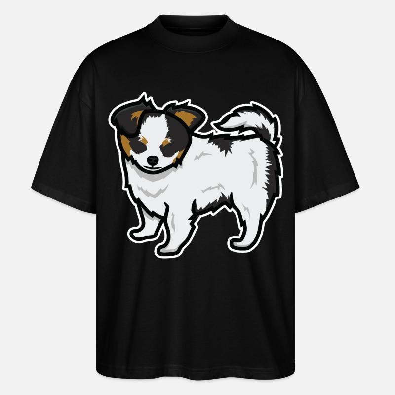 Hund Zeichnung - Stanley/Stella Oversized Unisex Bio T-Shirt Blaster 2.0 - Schwarz