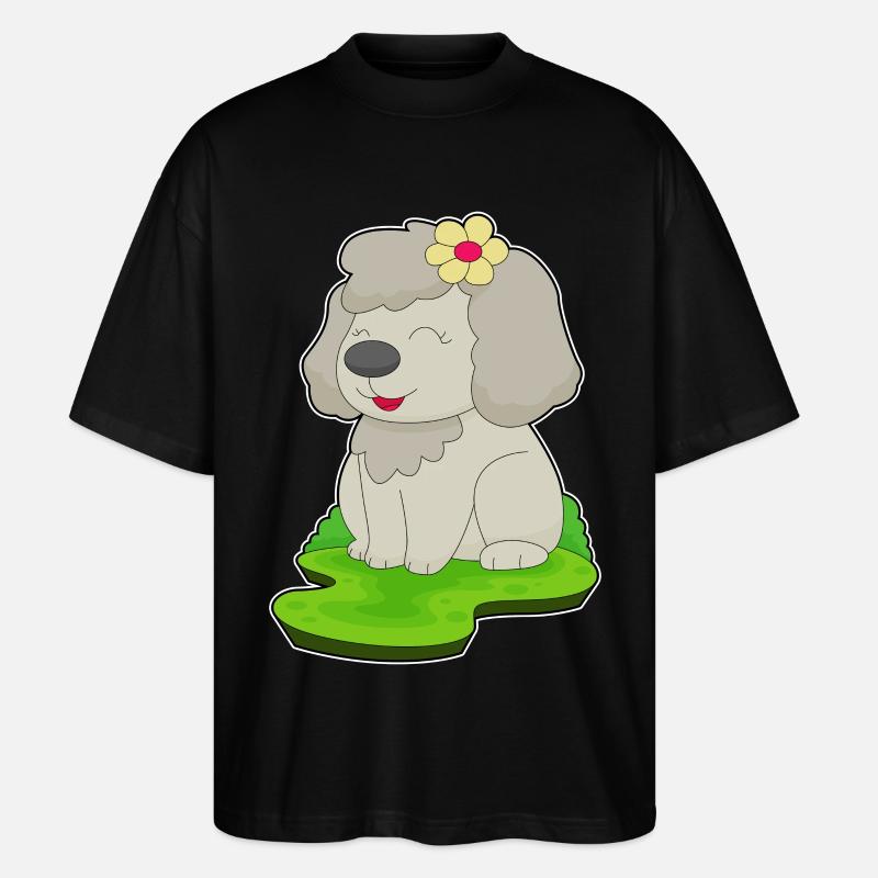 Fleur de chien - T-shirt bio Blaster 2.0 coupe oversize Stanley/Stella Unisexe - noir