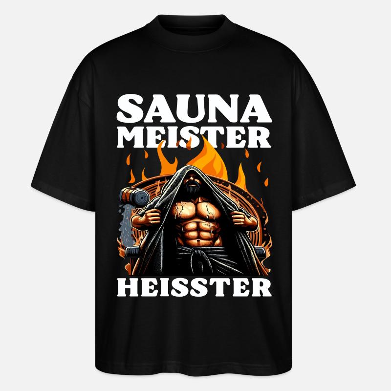 Sauna Master Heisser - Infusion Master - Stanley/Stella Oversized Unisex Organic T-shirt Blaster 2.0 - black