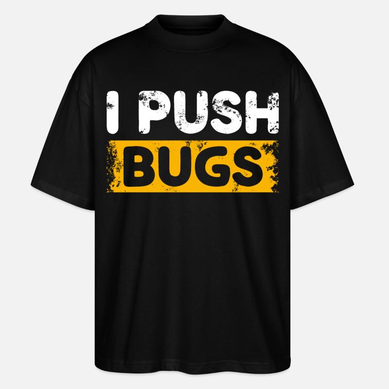Programmeur Blagues drôles - T-shirt bio Blaster 2.0 coupe oversize Stanley/Stella Unisexe - noir