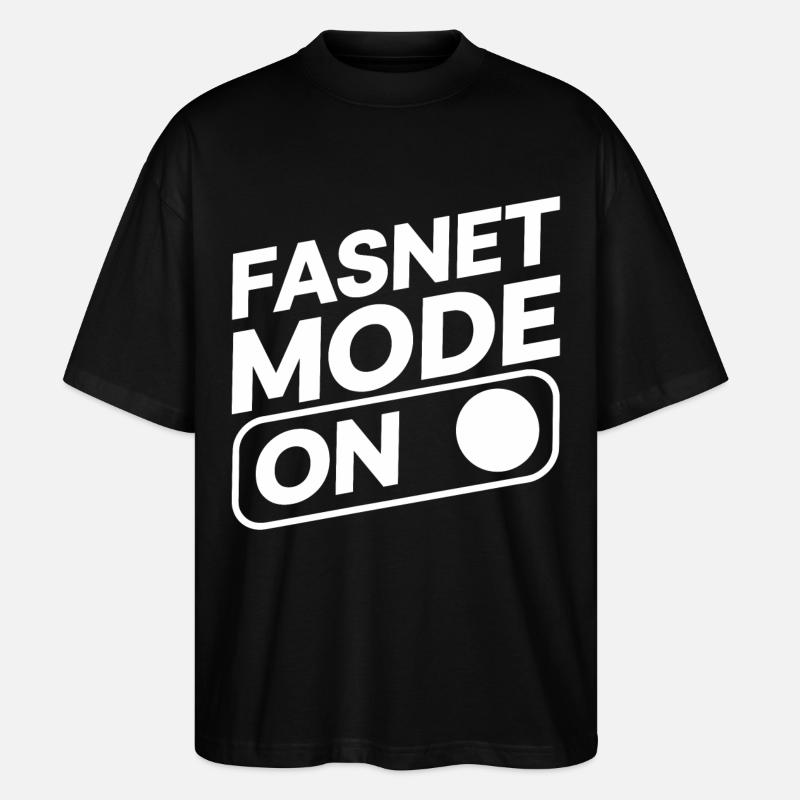 Mode Fasnet activé - T-shirt bio Blaster 2.0 coupe oversize Stanley/Stella Unisexe - noir