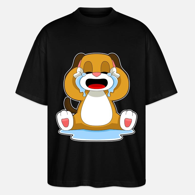 Larmes de chien - T-shirt bio Blaster 2.0 coupe oversize Stanley/Stella Unisexe - noir