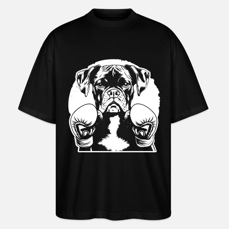 Boxer - Stanley/Stella Oversized Unisex Bio T-Shirt Blaster 2.0 - Schwarz