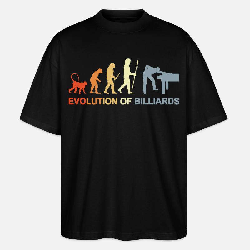 Pool Billard Evolution - Stanley/Stella Oversized Unisex Bio T-Shirt Blaster 2.0 - Schwarz