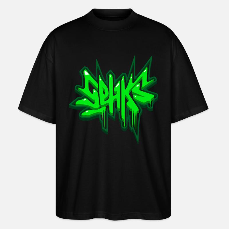 Sehks Vert 3D - T-shirt bio Blaster 2.0 coupe oversize Stanley/Stella Unisexe - noir