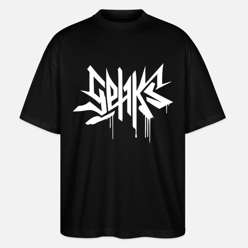 SEHKS BLANC - T-shirt bio Blaster 2.0 coupe oversize Stanley/Stella Unisexe - noir