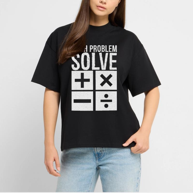 math problem solve Stanley/Stella Oversized Unisex Organic T-shirt Blaster 2.0