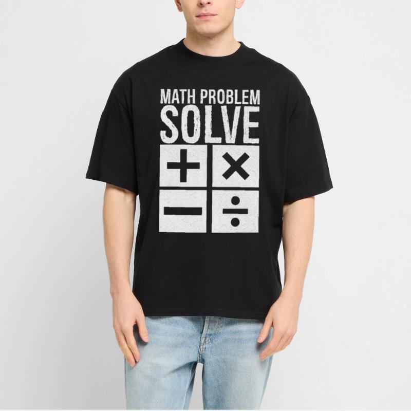 math problem solve Stanley/Stella Oversized Unisex Organic T-shirt Blaster 2.0