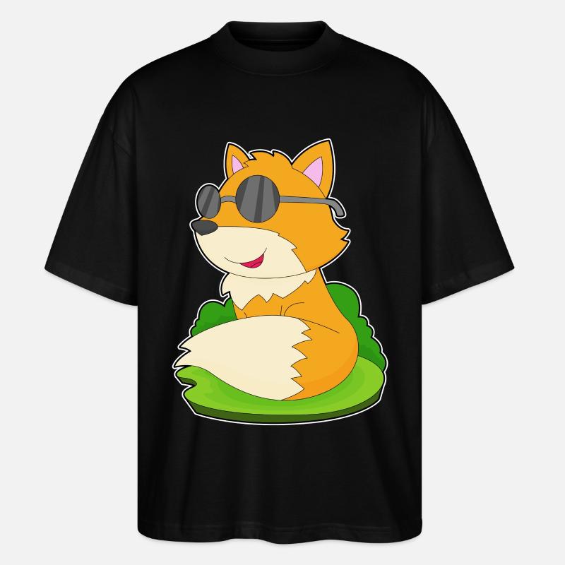 Fuchs Sonnenbrille - Stanley/Stella Oversized Unisex Bio T-Shirt Blaster 2.0 - Schwarz