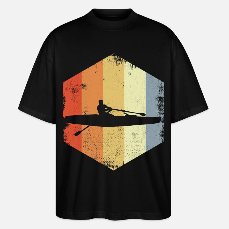 Skulls Ruderer - Stanley/Stella Oversized Unisex Bio T-Shirt Blaster 2.0 - Schwarz