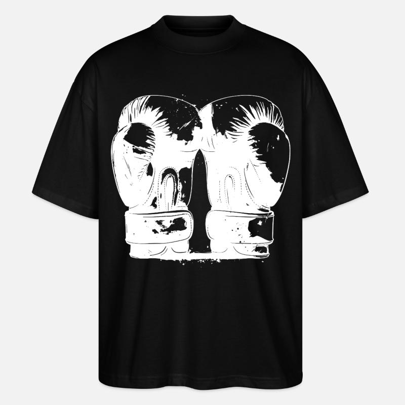 Boxhandschuhe - Stanley/Stella Oversized Unisex Bio T-Shirt Blaster 2.0 - Schwarz