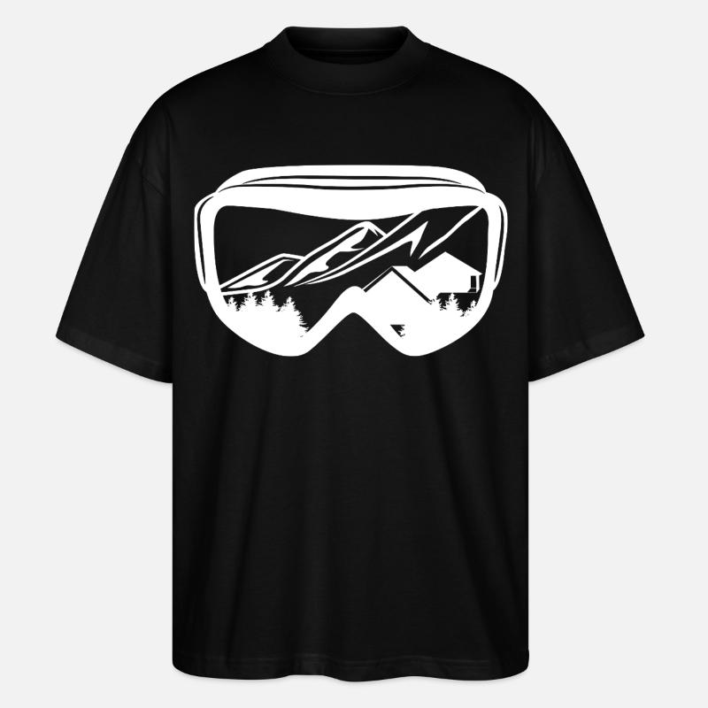 Snowboarding Brille - Stanley/Stella Oversized Unisex Bio T-Shirt Blaster 2.0 - Schwarz