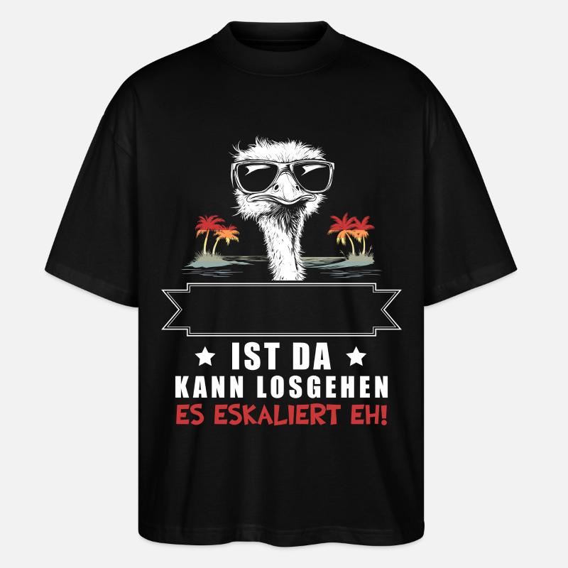 It's escalating anyway! Name Customizable Bouquet - Stanley/Stella Oversized Unisex Organic T-shirt Blaster 2.0 - black