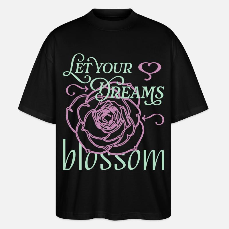 Make dreams come true - Stanley/Stella Oversized Unisex Organic T-shirt Blaster 2.0 - black