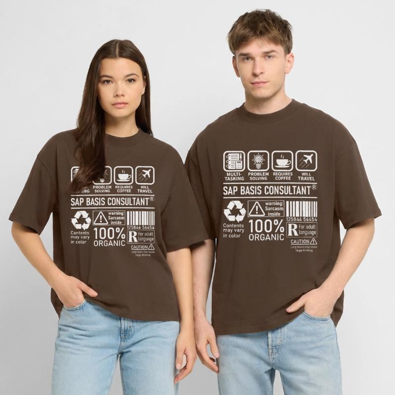 Sap Basis Consultant multi tasking problem solving Stanley/Stella Oversized Unisex Organic T-shirt Blaster 2.0