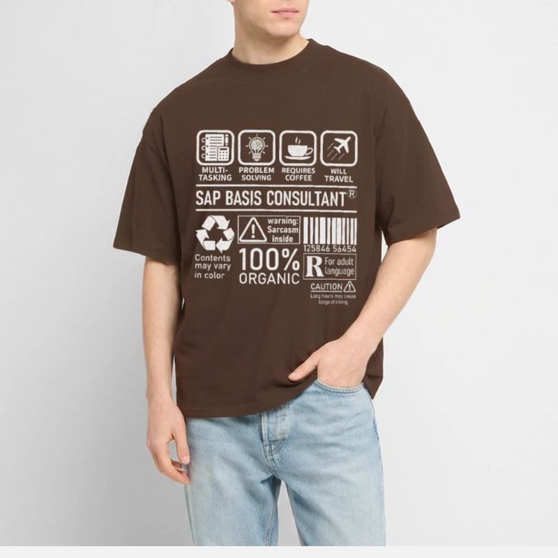 Sap Basis Consultant multi tasking problem solving Stanley/Stella Oversized Unisex Organic T-shirt Blaster 2.0