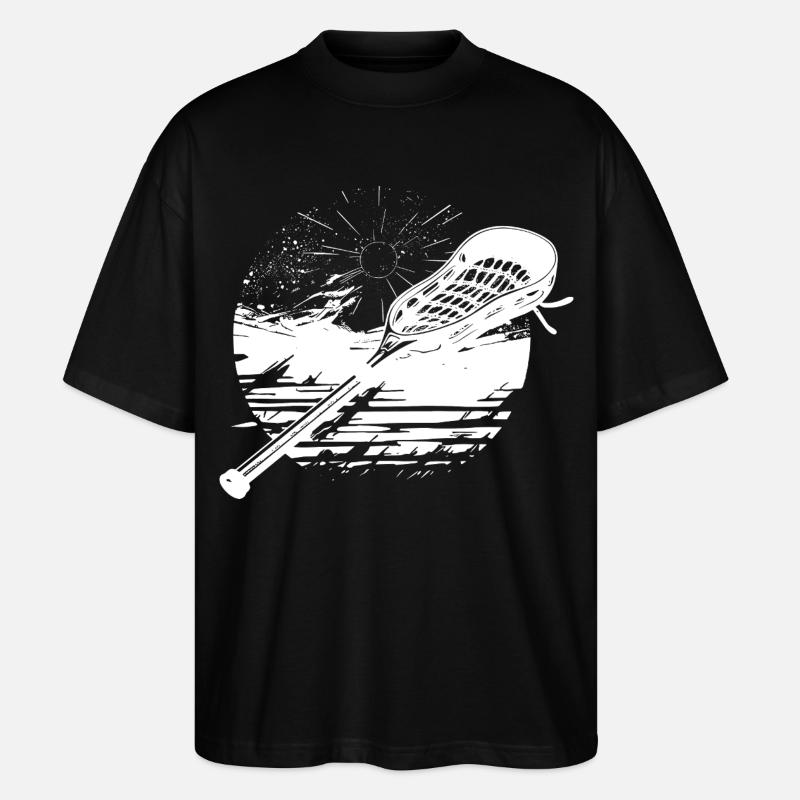 Graphique du bâton de crosse - T-shirt bio Blaster 2.0 coupe oversize Stanley/Stella Unisexe - noir