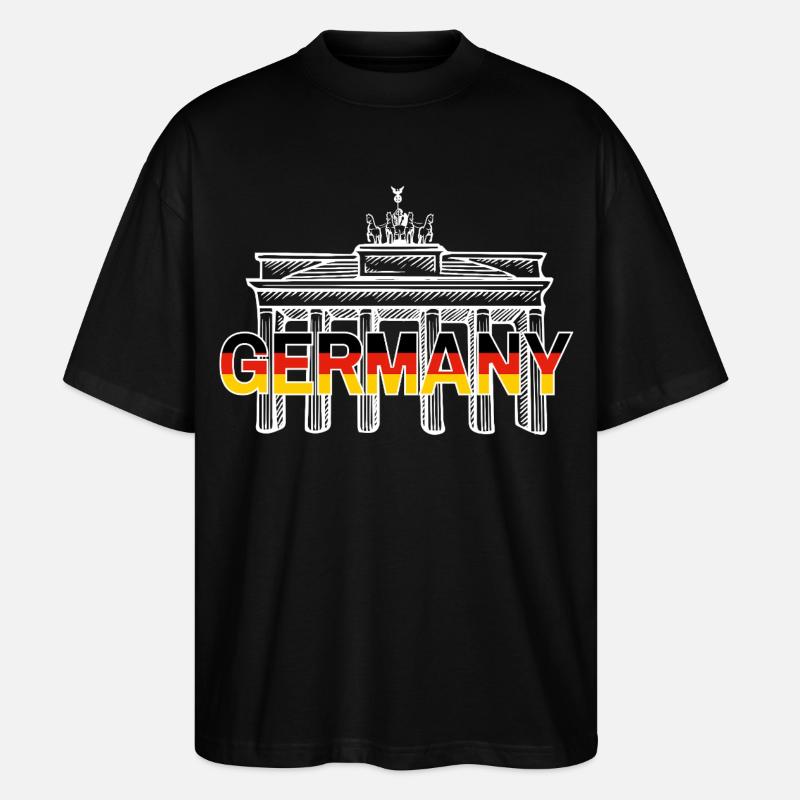 GERMANY - Stanley/Stella Oversized Unisex Bio T-Shirt Blaster 2.0 - Schwarz