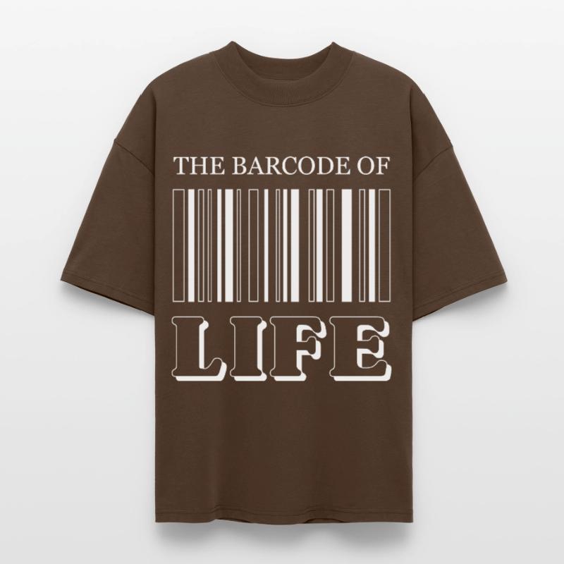 Le code-barres de la vie / Der Strichcode des Lebens T-shirt bio Blaster 2.0 coupe oversize Stanley/Stella Unisexe