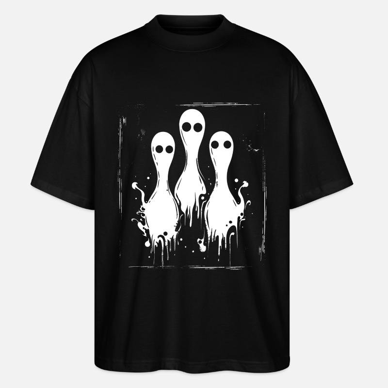 Quilles de bowling Halloween - T-shirt bio Blaster 2.0 coupe oversize Stanley/Stella Unisexe - noir