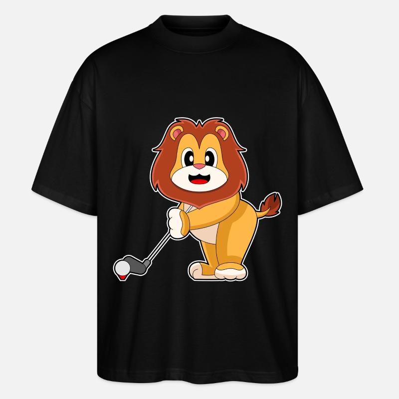 Löwe Golf Golfschläger - Stanley/Stella Oversized Unisex Bio T-Shirt Blaster 2.0 - Schwarz