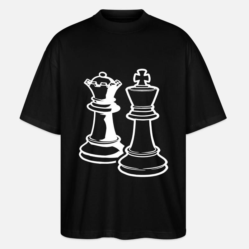 Schach - Stanley/Stella Oversized Unisex Bio T-Shirt Blaster 2.0 - Schwarz