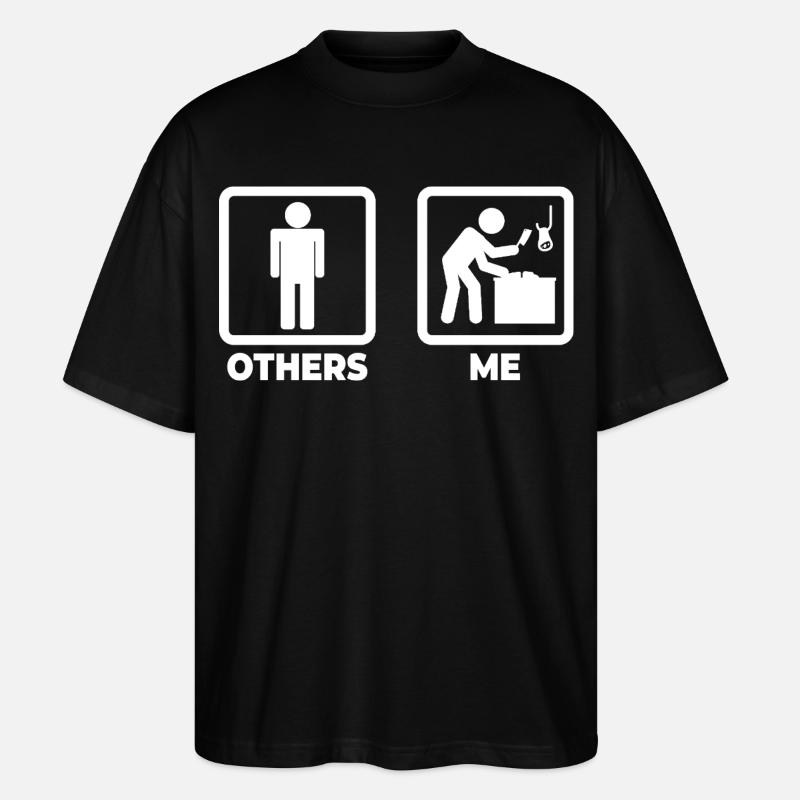 Moi en tant que boucher - T-shirt bio Blaster 2.0 coupe oversize Stanley/Stella Unisexe - noir
