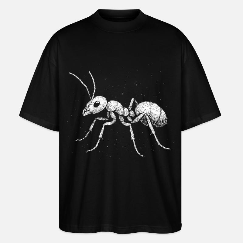 Ameise - Stanley/Stella Oversized Unisex Bio T-Shirt Blaster 2.0 - Schwarz
